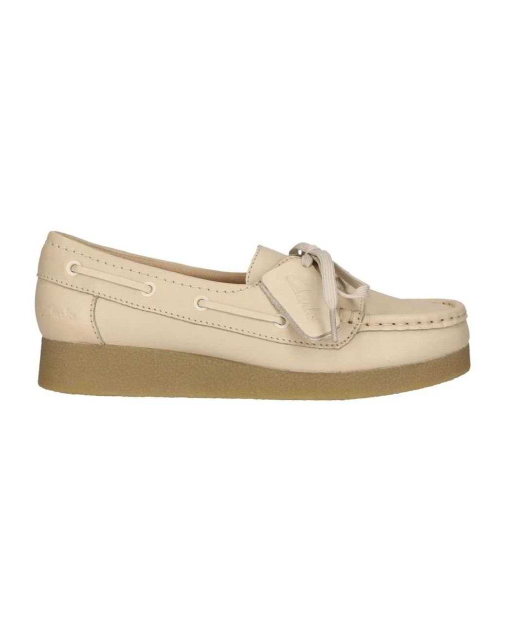 Clarks White Wallabee Evo Sea