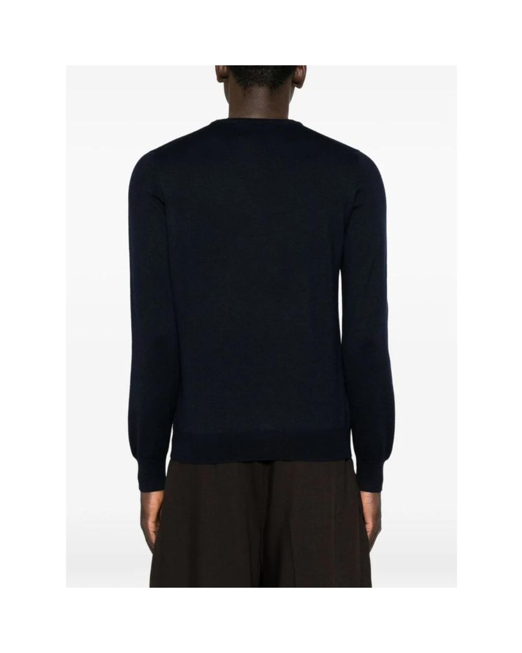 Tagliatore Blue Round-Neck Knitwear for men