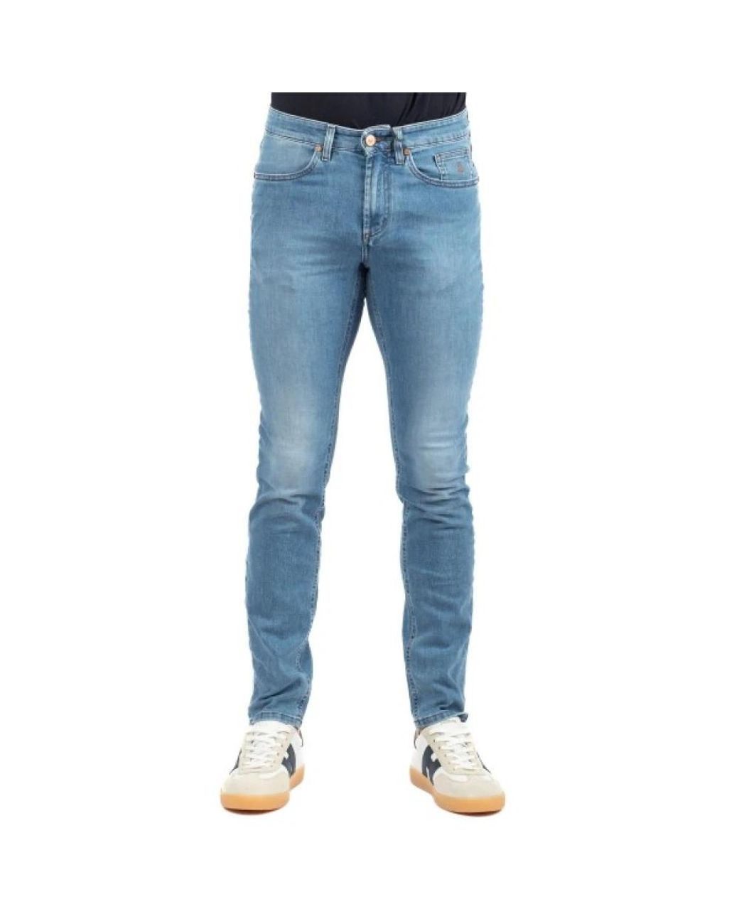 Jeckerson Blue Skinny Fit Jeans for men