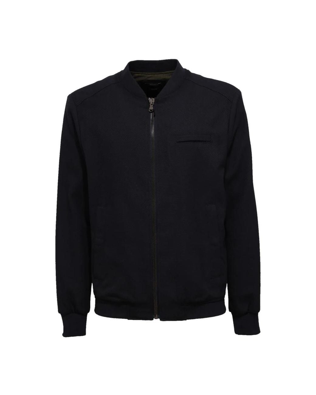Officina 36 Black Bomber Jackets for men