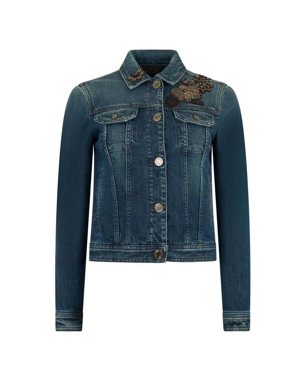 Moorer Blue Denim Jackets