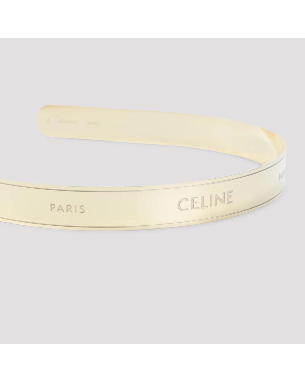 Céline Metallic Thin Headband