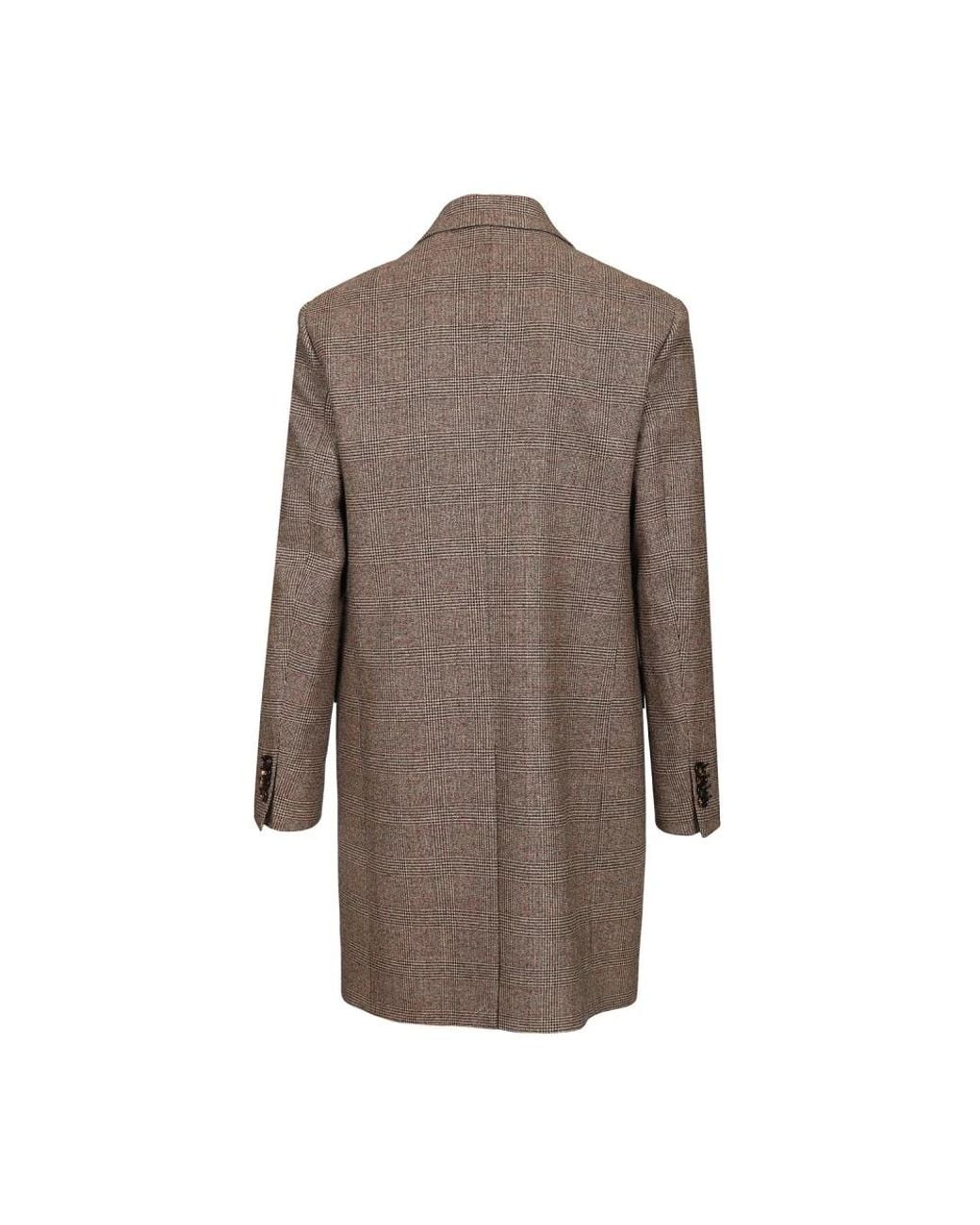 Burberry Brown Double-Breasted Coats for men
