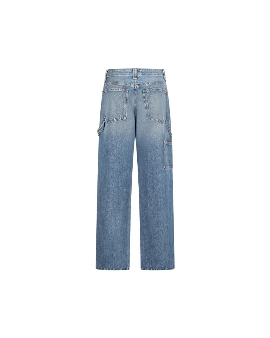 Khaite Blue Wide Jeans