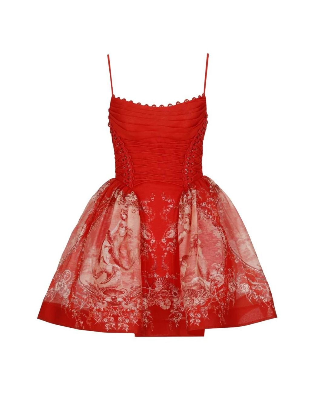 Zimmermann Red Short Dresses