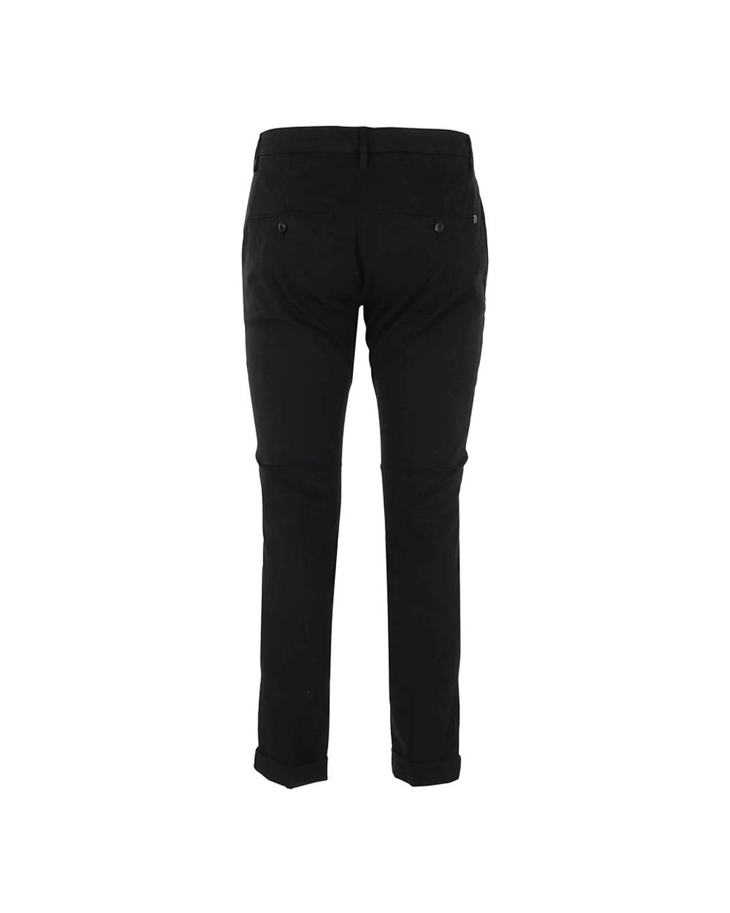 Dondup Black Slim-Fit Trousers for men