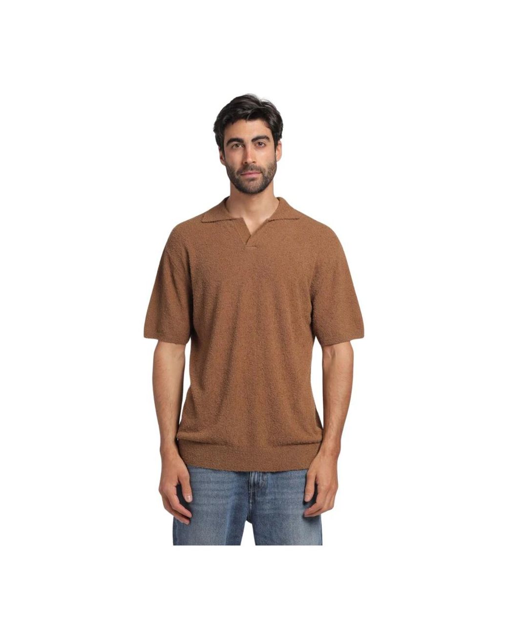 Closed Brown Polo Shirts for men