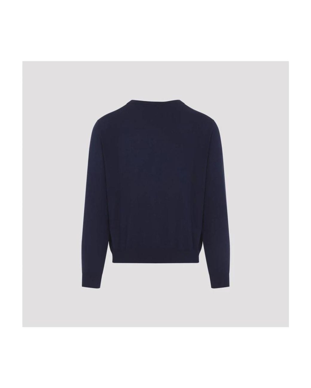 Etro Blue Round-Neck Knitwear for men