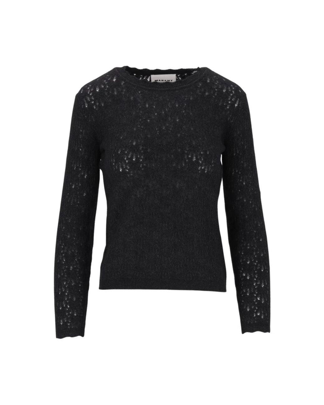 Isabel Marant Black Round-Neck Knitwear