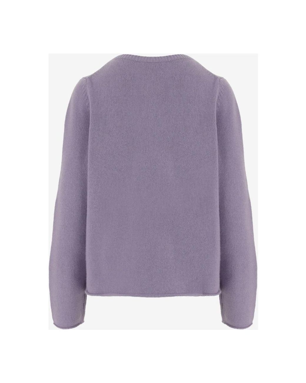 Allude Purple Cashmere Knitwear