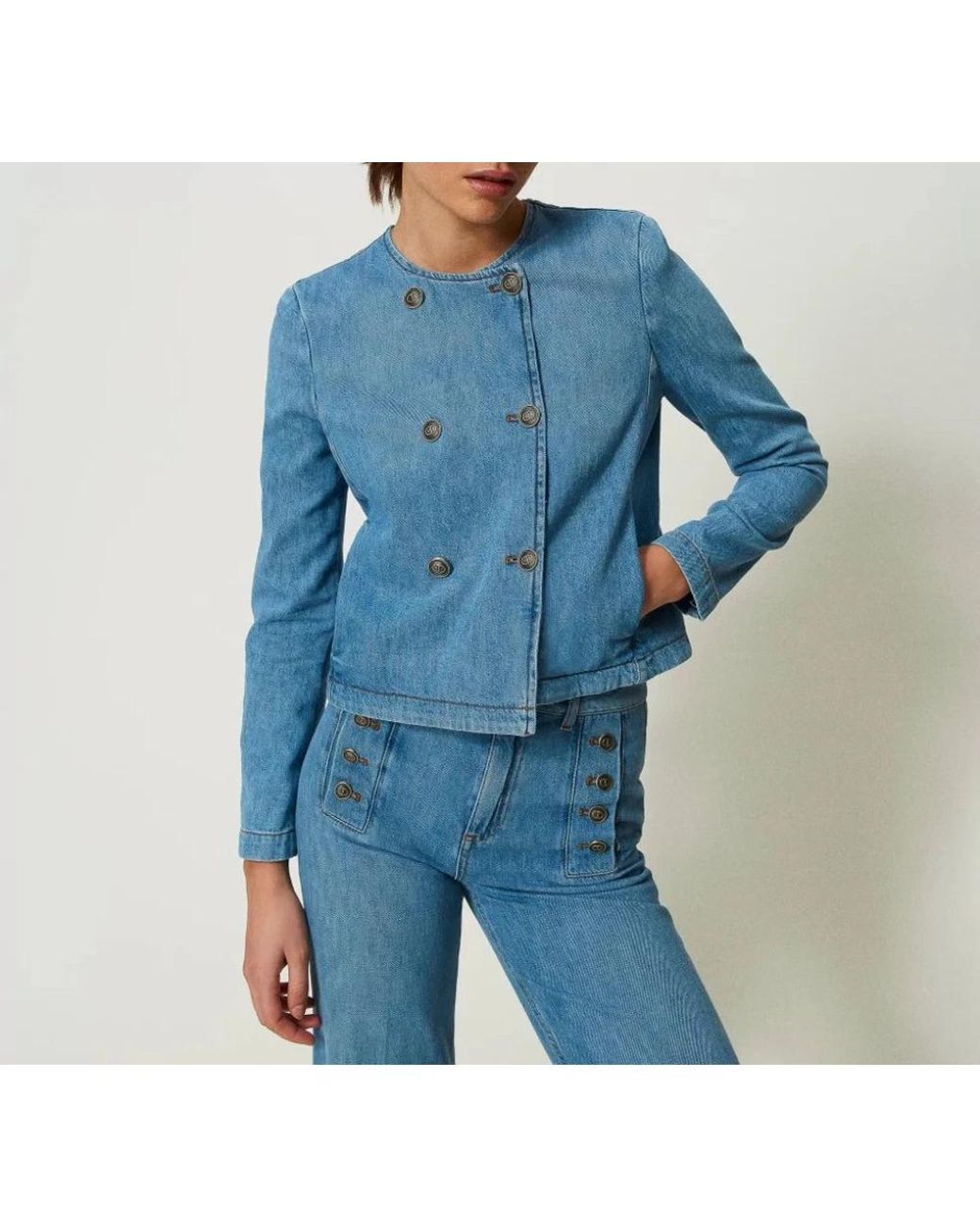 Twinset Blue Denim Jackets