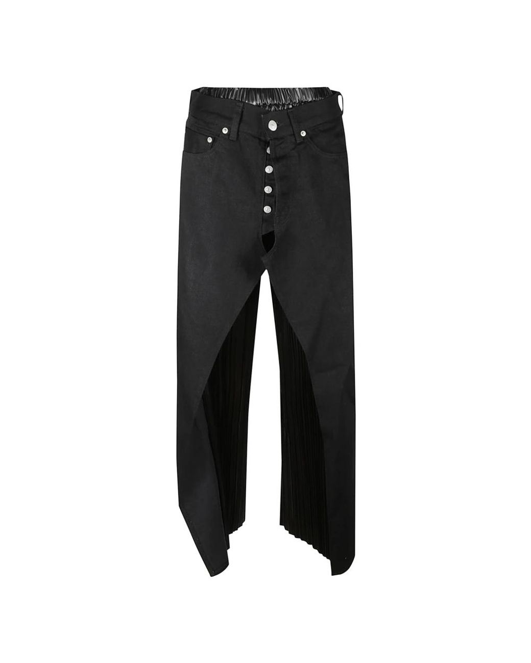 Junya Watanabe Black Straight Jeans