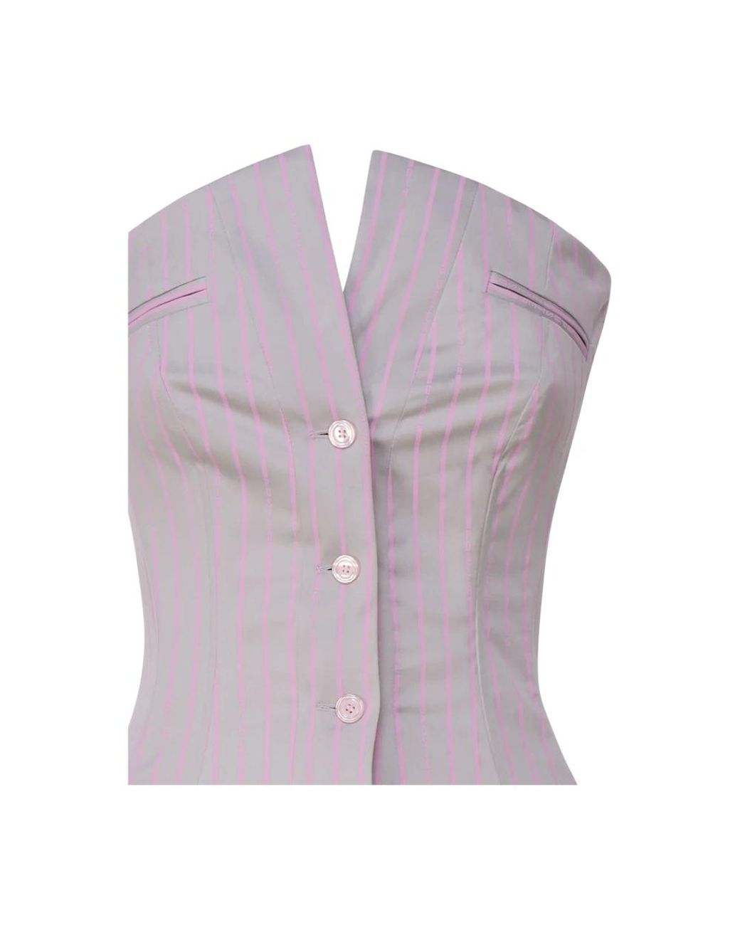 POSTER GIRL Purple Sleeveless Tops
