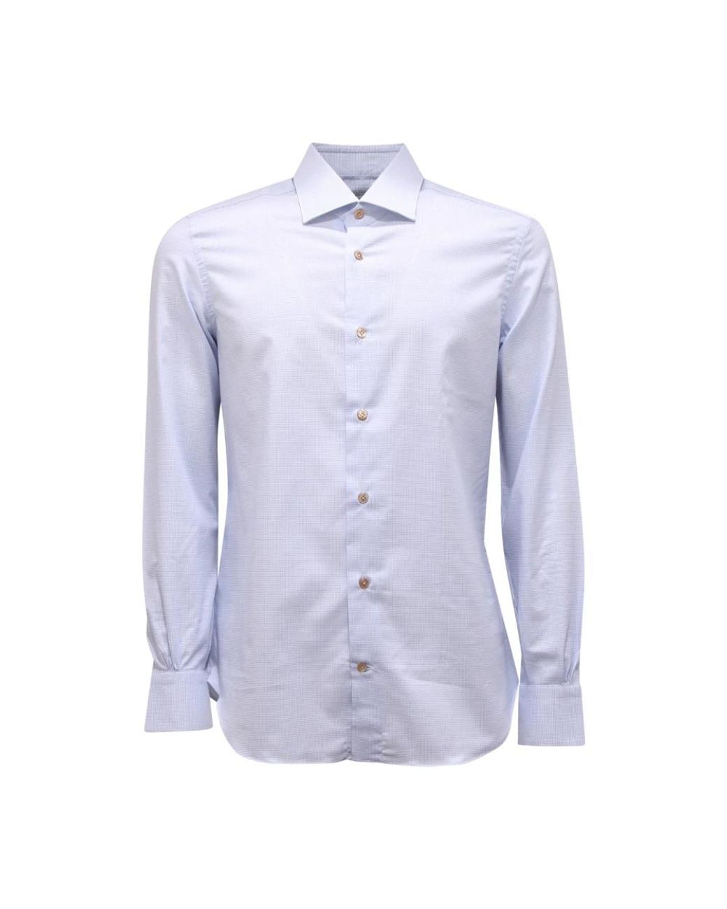 Mazzarelli Blue Casual Shirts for men