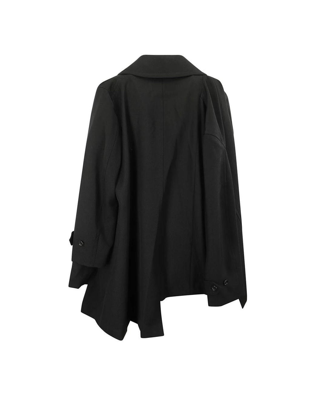 Comme des Garçons Black Double-Breasted Coats