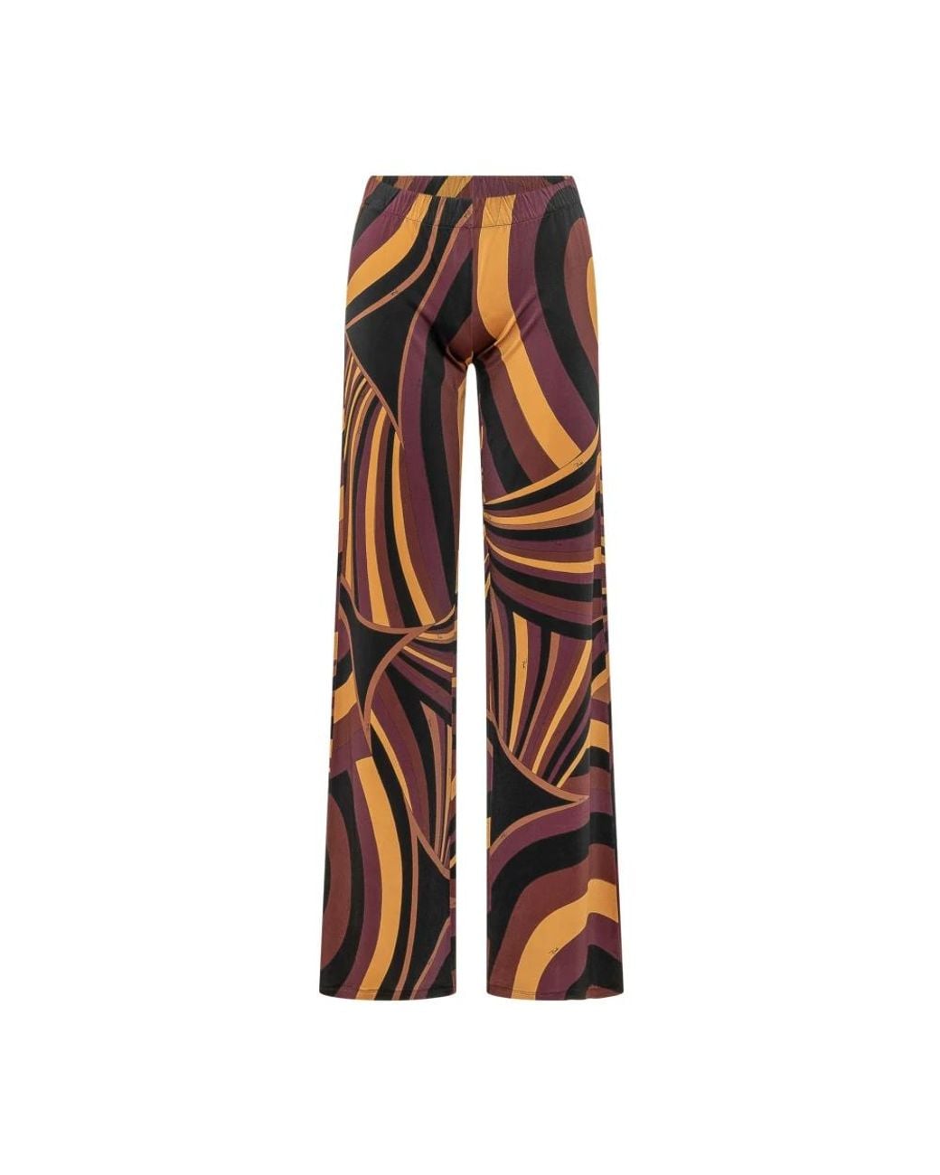 Emilio Pucci Brown Wide Trousers