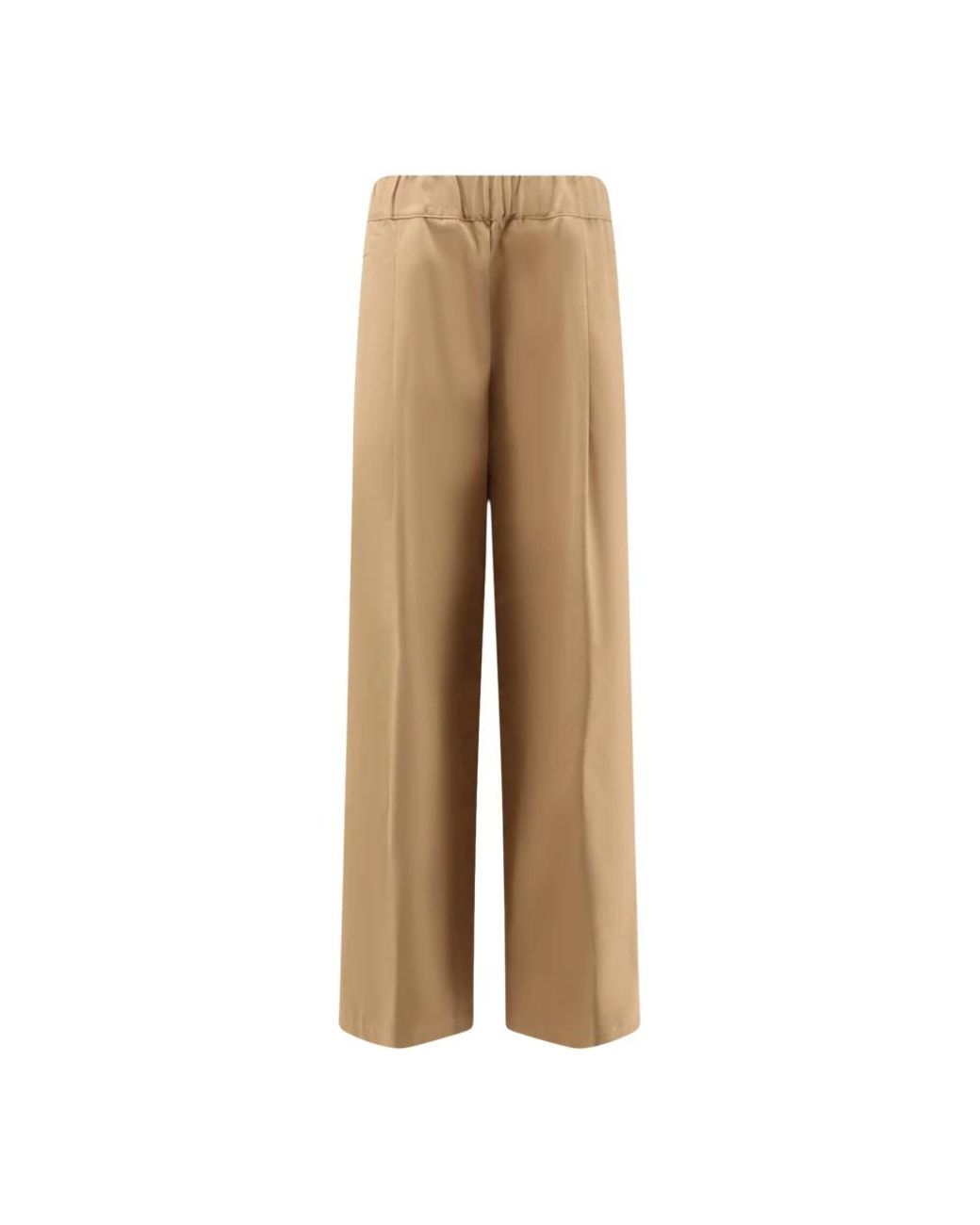 Semicouture Natural Wide Trousers