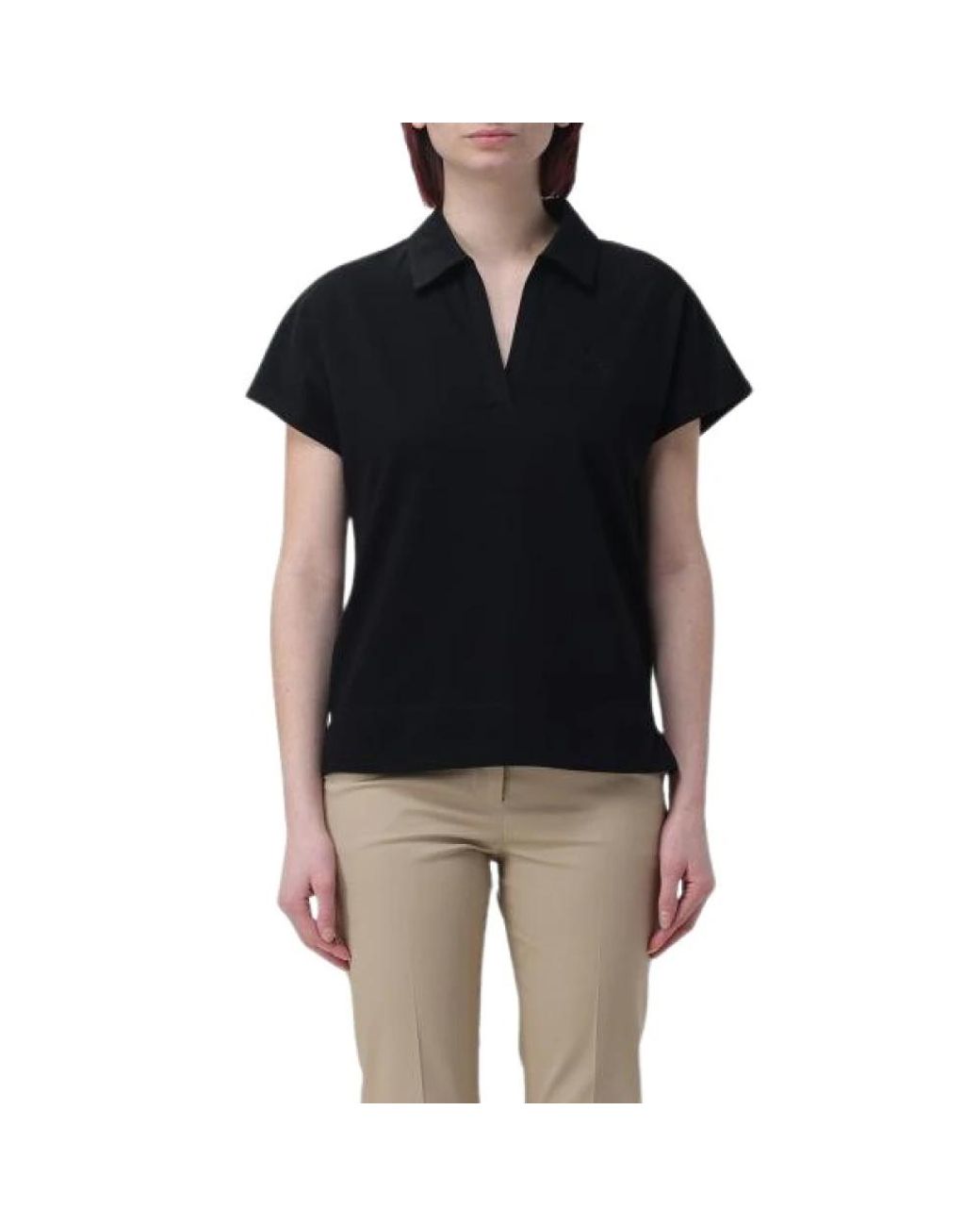 Fay Black Polo Shirts