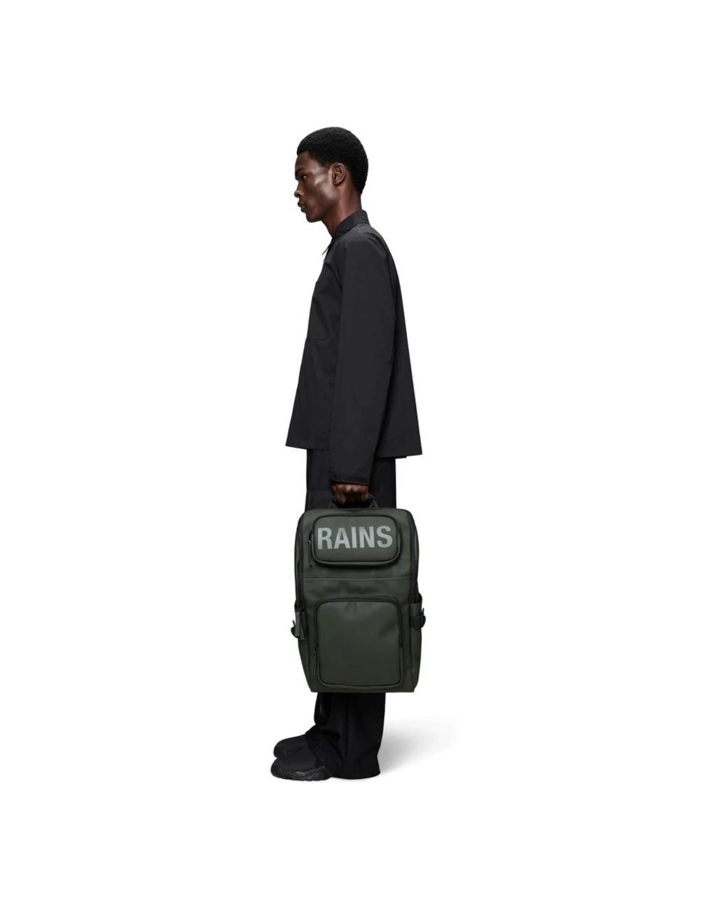 Rains Green Backpacks for men