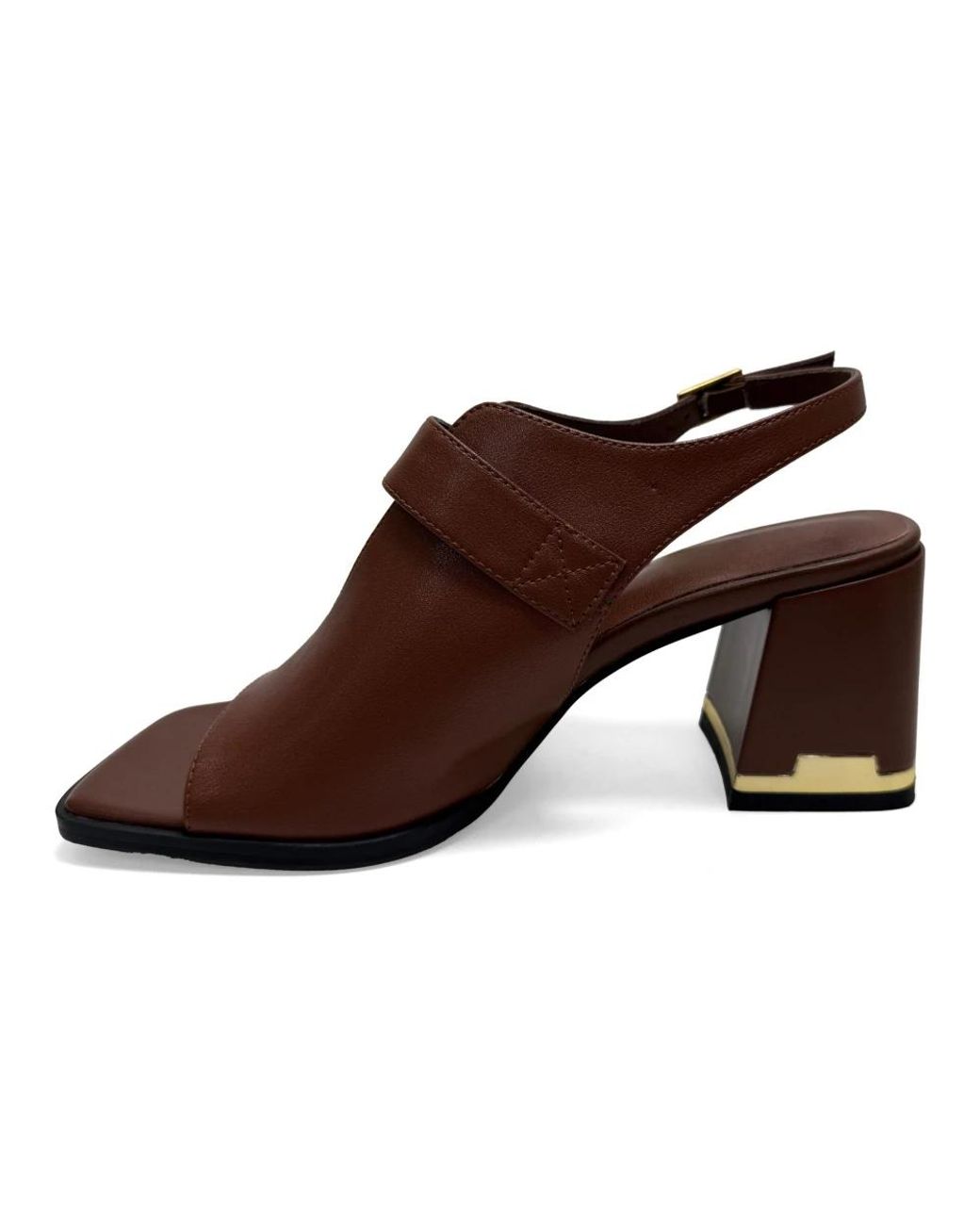 Linda Baumann Brown High Heel Sandals