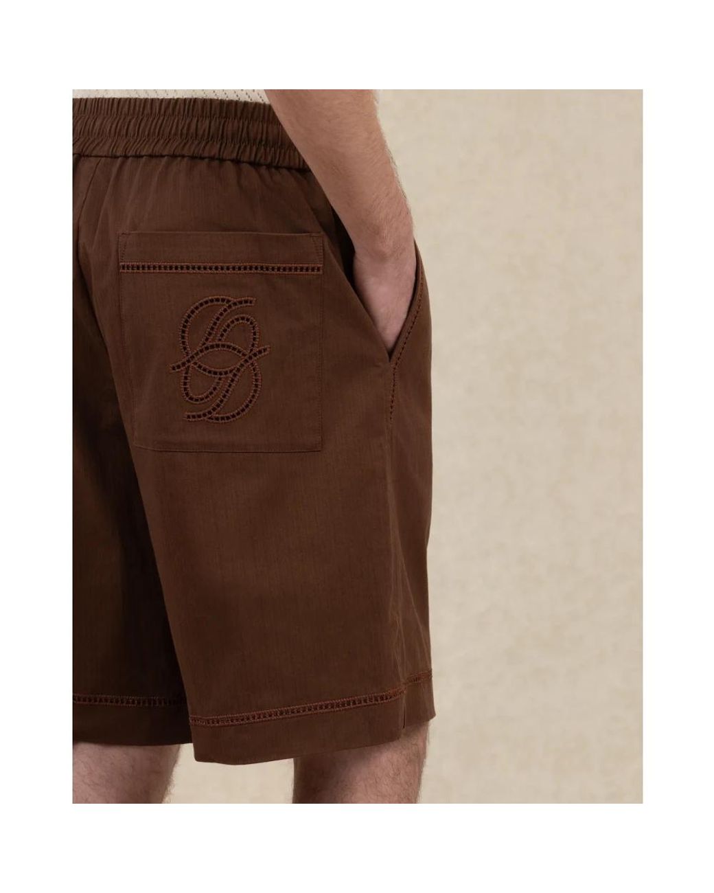 Drole de Monsieur Brown Casual Shorts for men