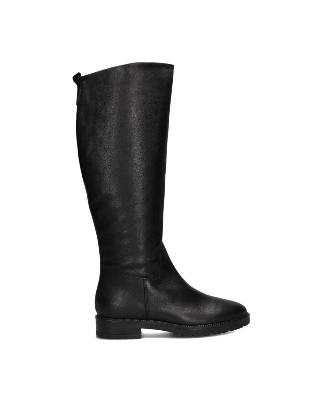 Notre-v Schoenen ,Zwart ,Leer Hoge Laarzen in het Black
