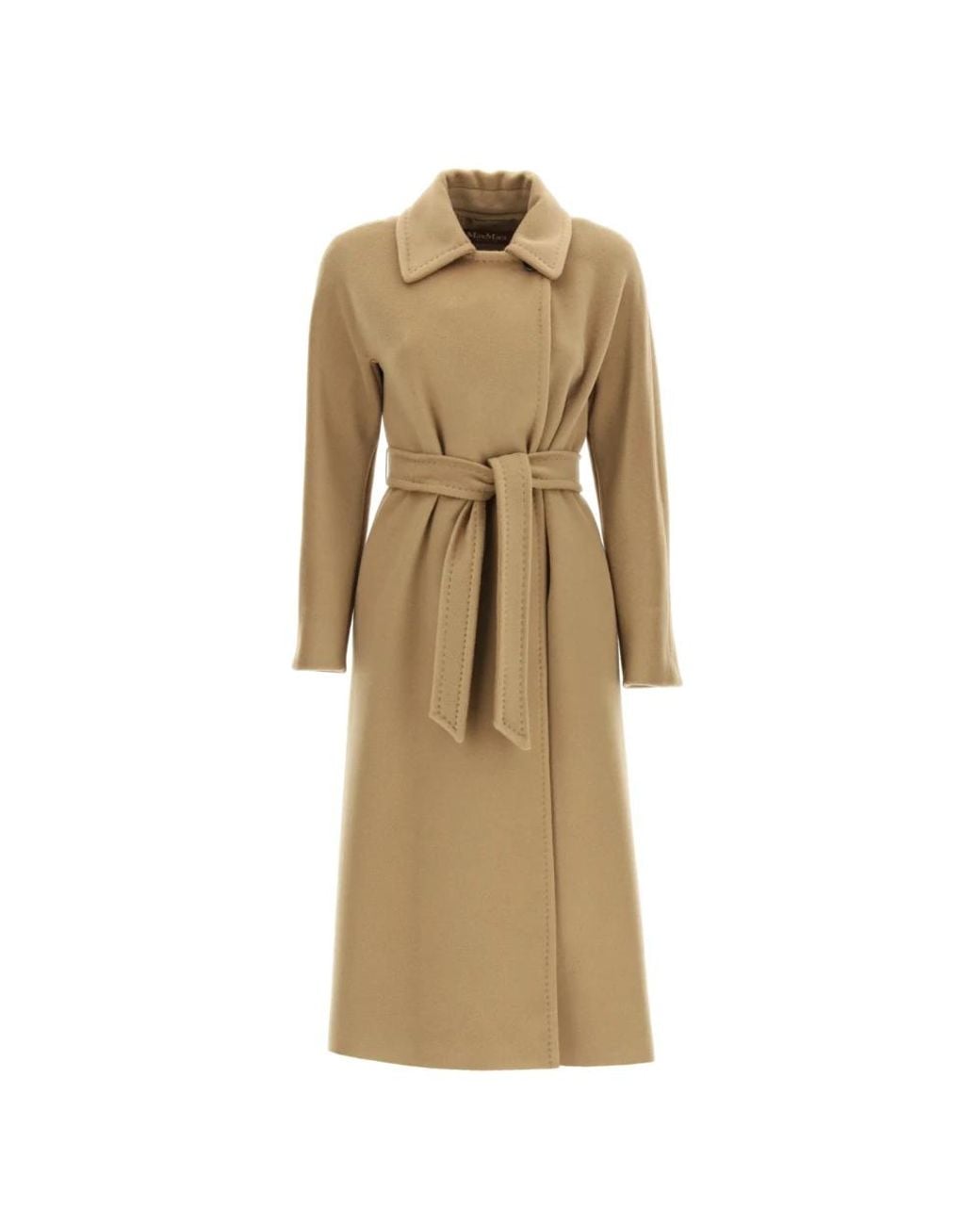 Max Mara Natural Belted Coats