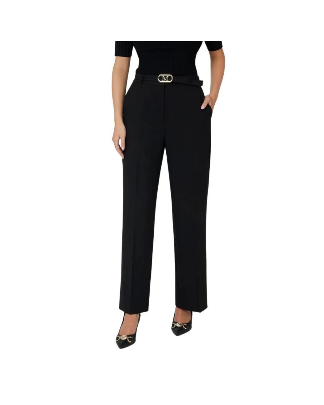 Marciano Black Straight Trousers