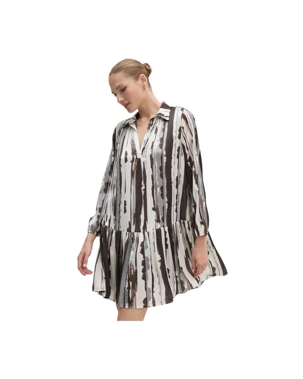 Short Dresses Sandro Ferrone de color Gray