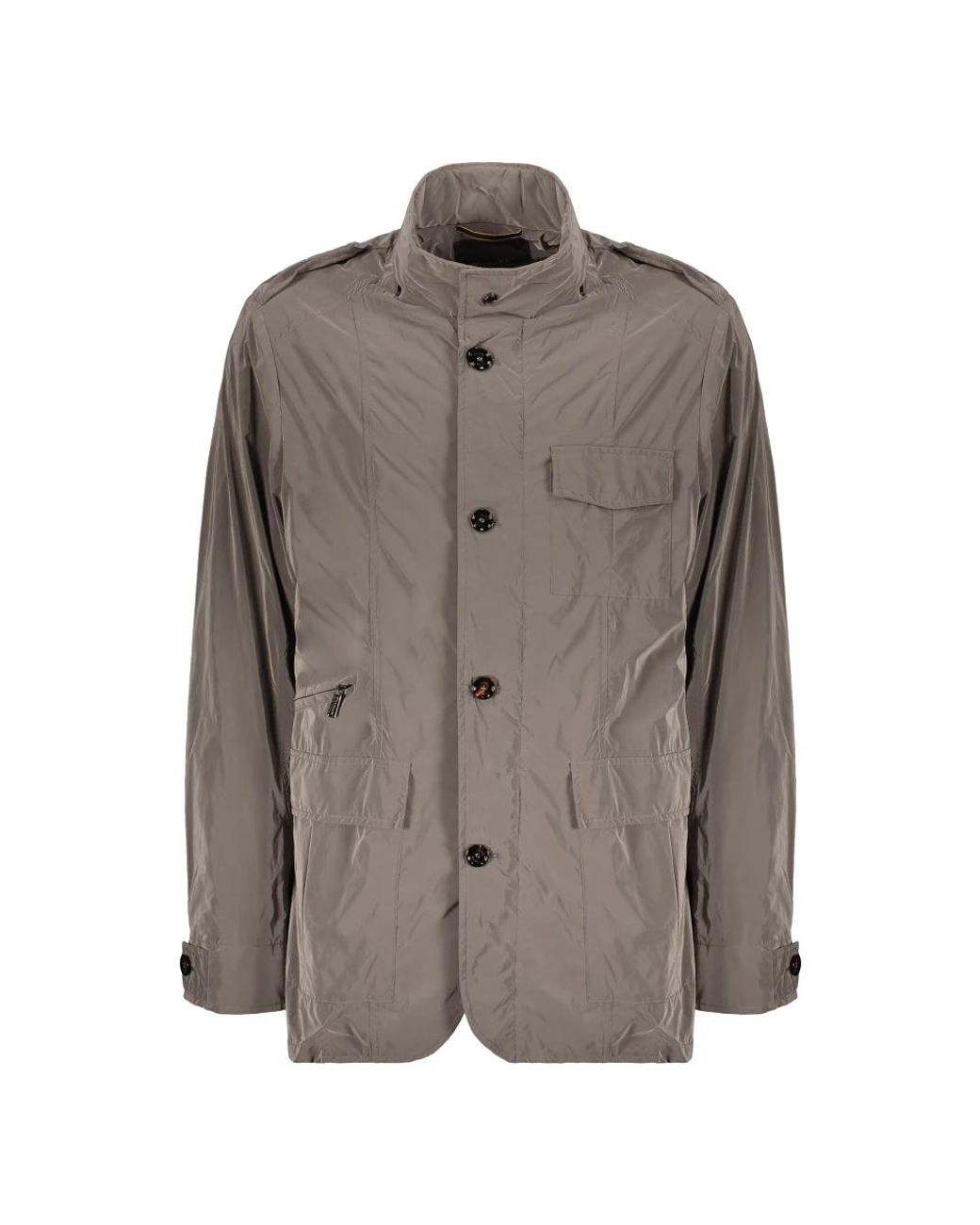 Moorer Brown Light Jackets for men