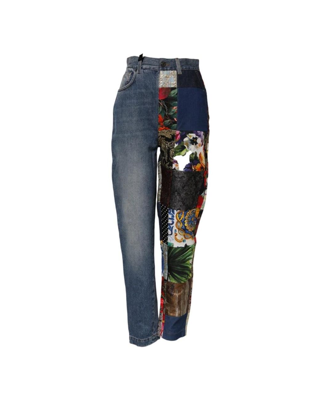 Dolce & Gabbana Blue Loose Fit Jeans