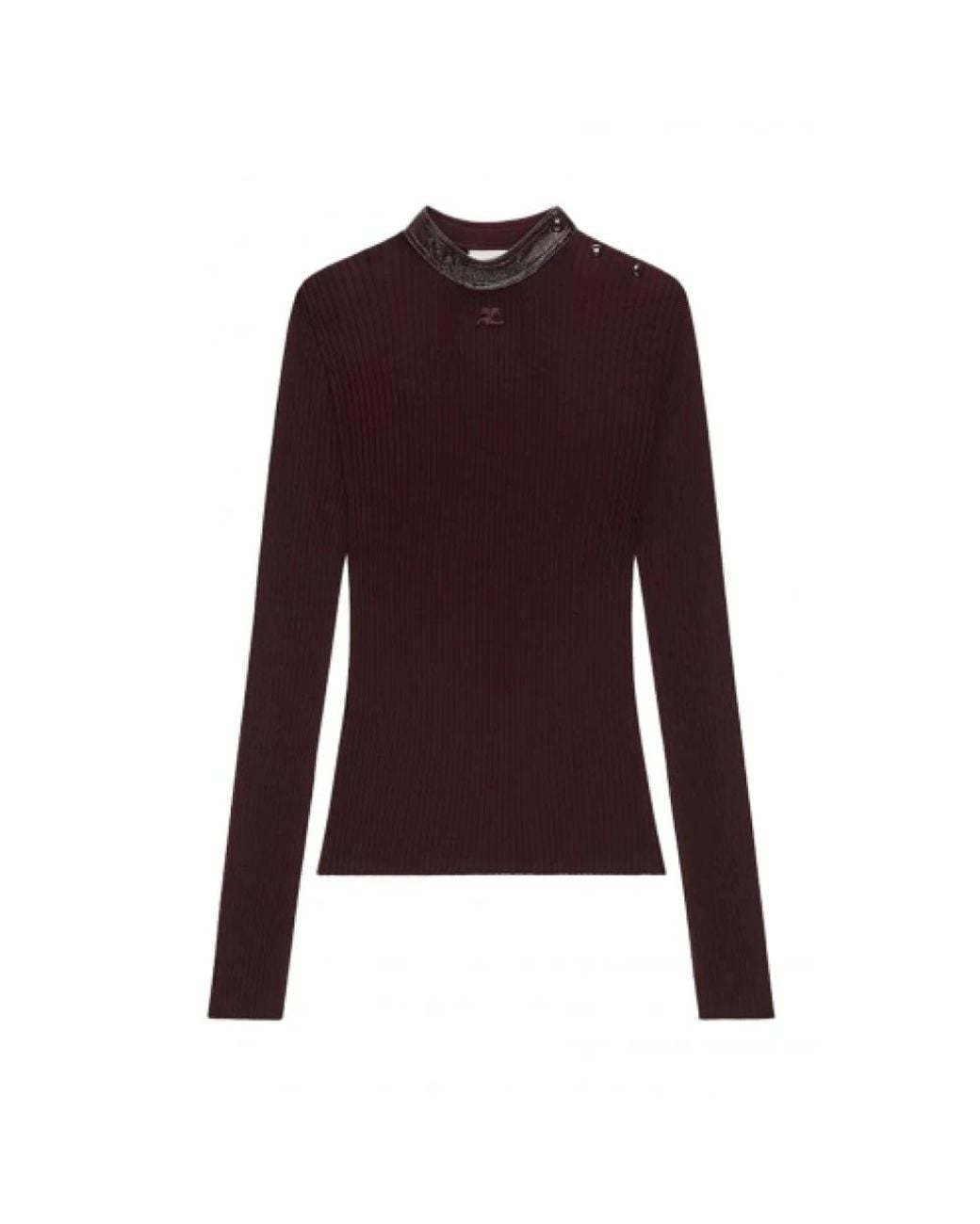 Courreges Gebreide Kleding in het Purple