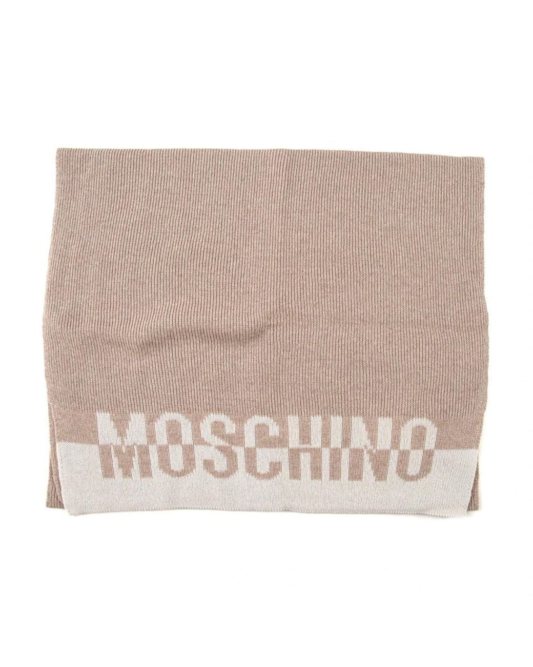 Moschino Brown Winter Scarves