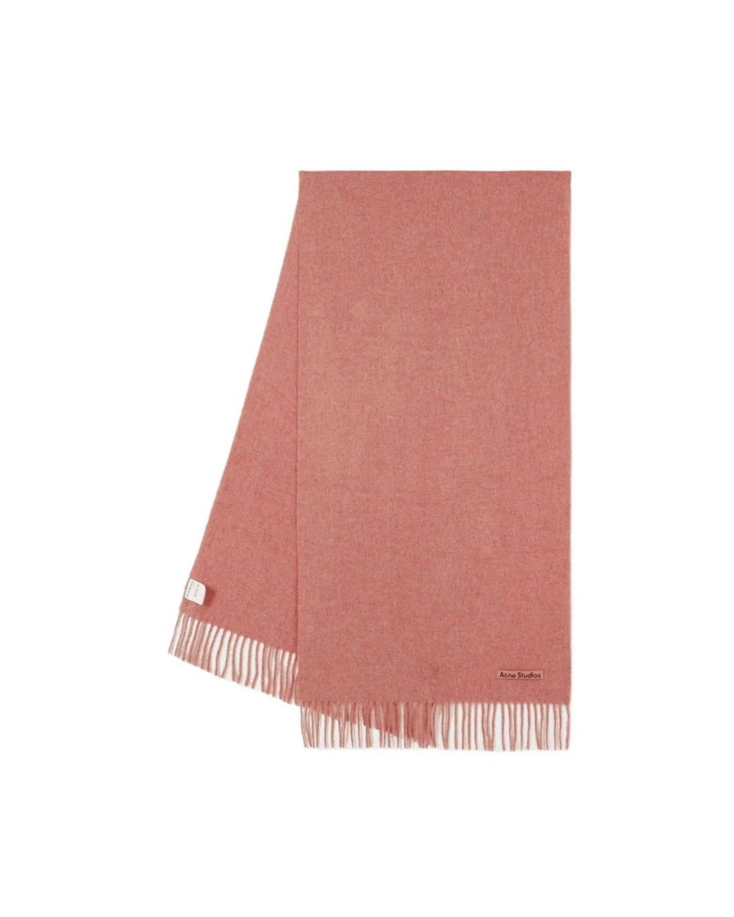 Acne Pink Winter Scarves
