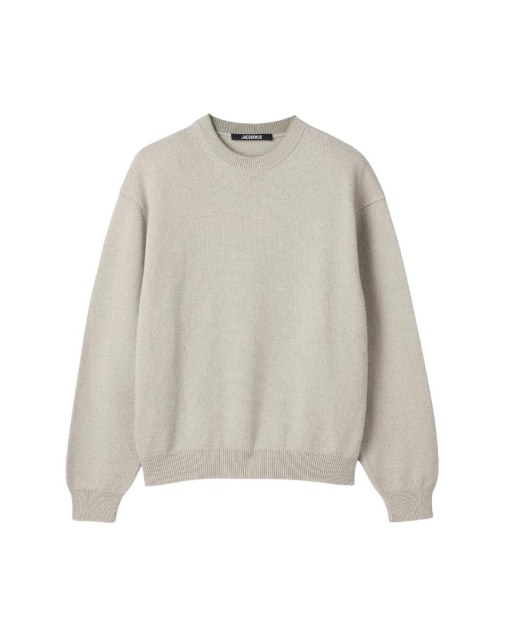 Jacquemus Gray Round-Neck Knitwear