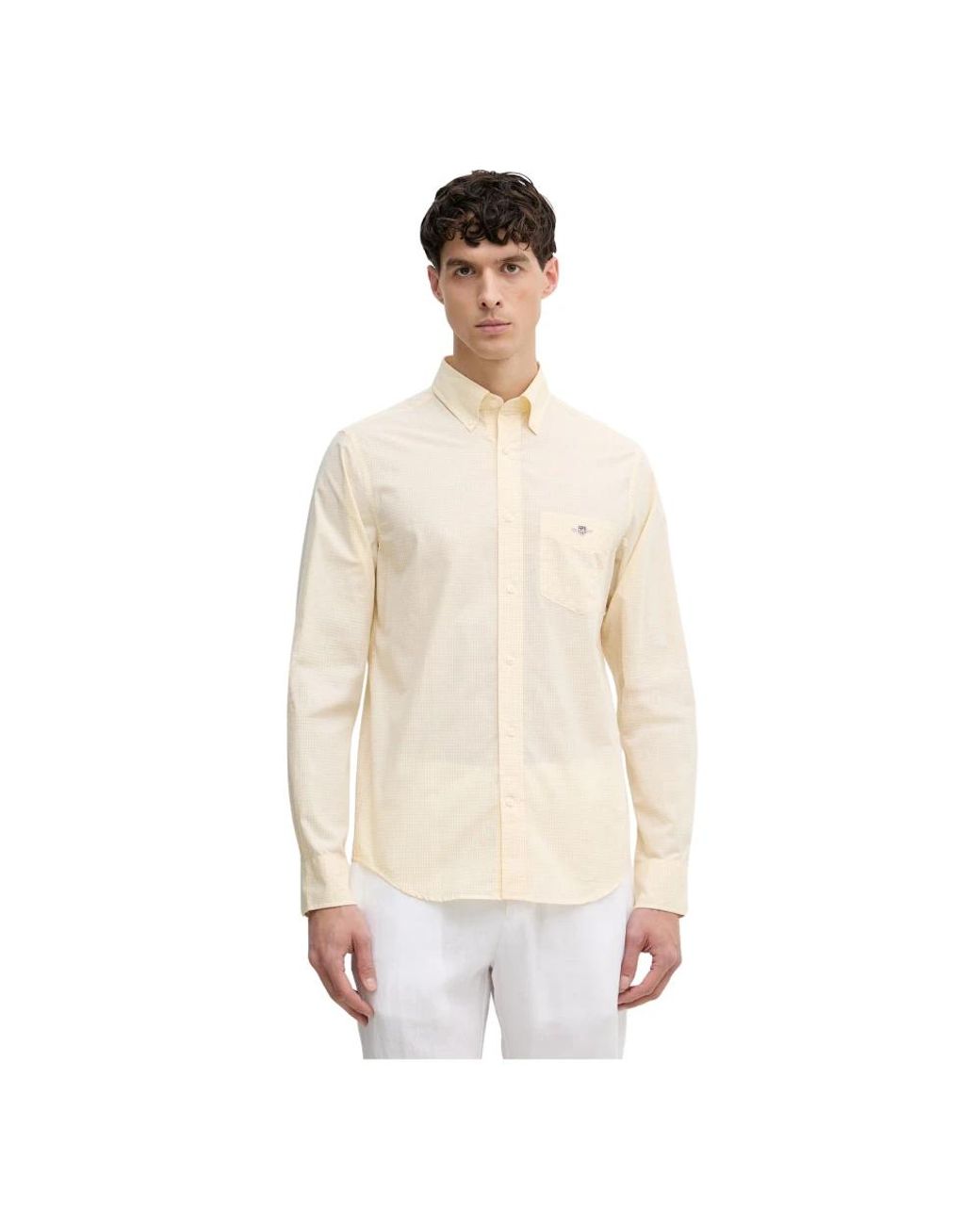 Gant Casual Hemden in het Natural voor heren