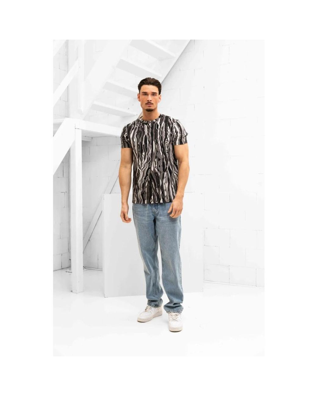 carlo colucci Black T-Shirts for men