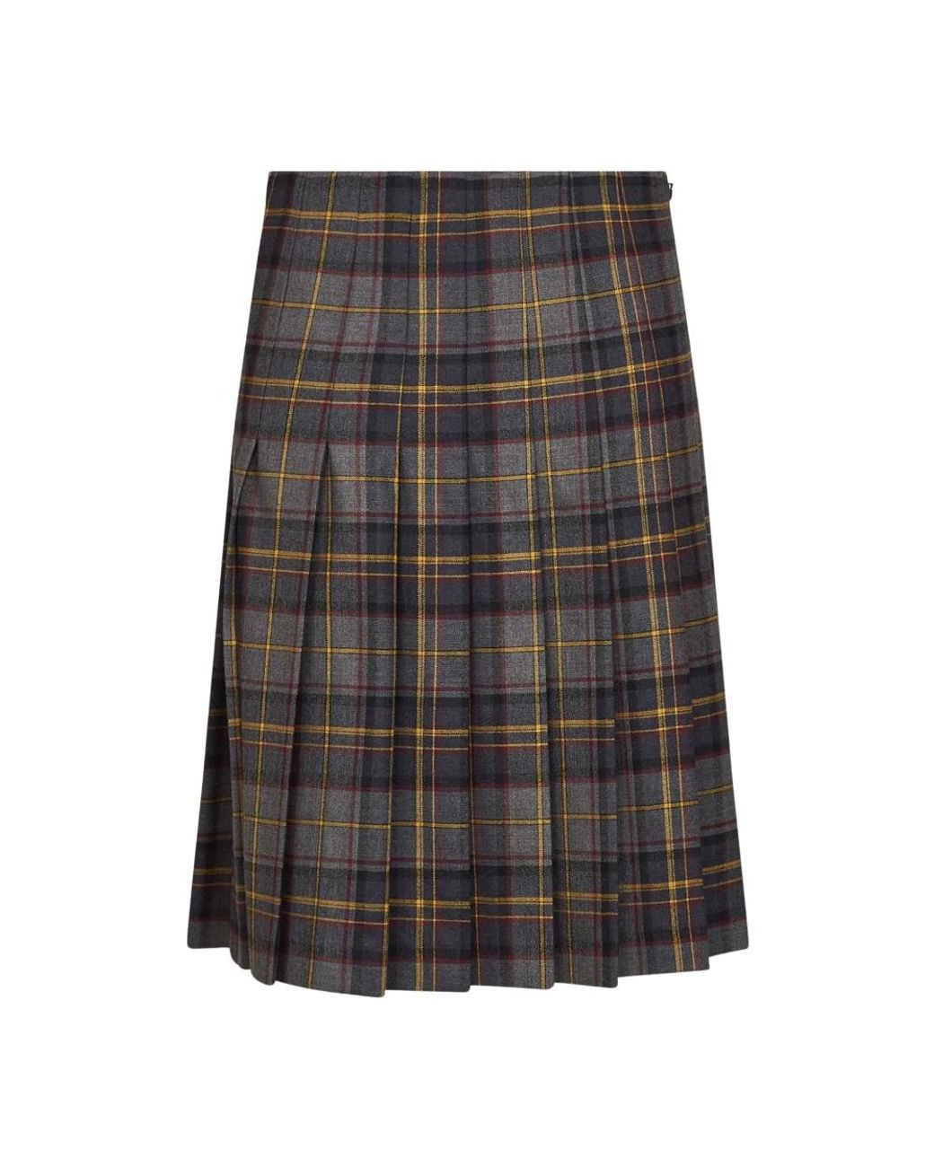 Etro Gray Midi Skirts