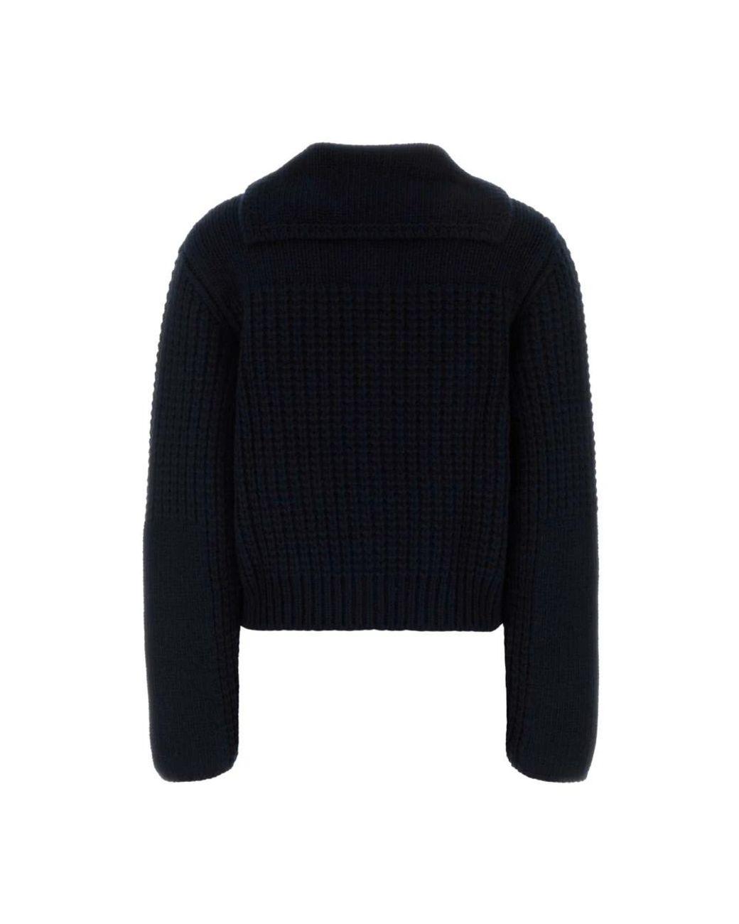 Ferragamo Blue Cardigans