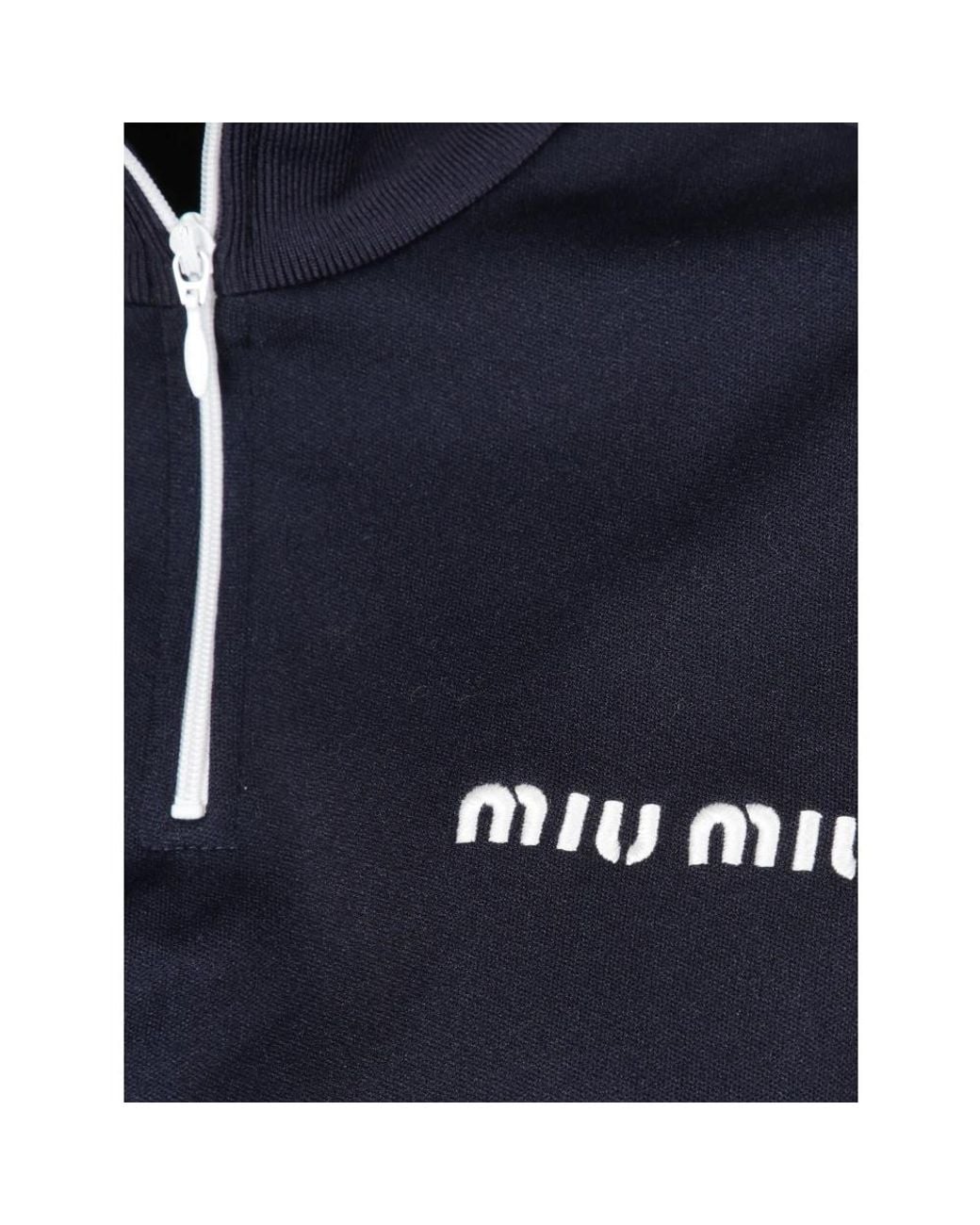 Miu Miu Blue Sleeveless Tops