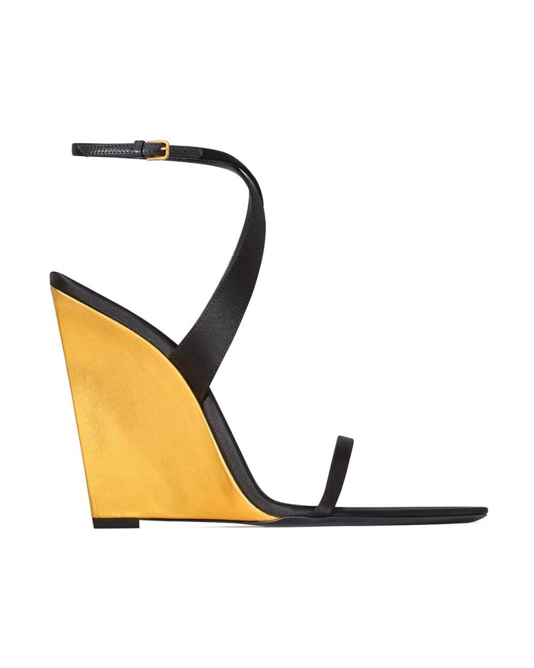 Saint Laurent Metallic Wedges