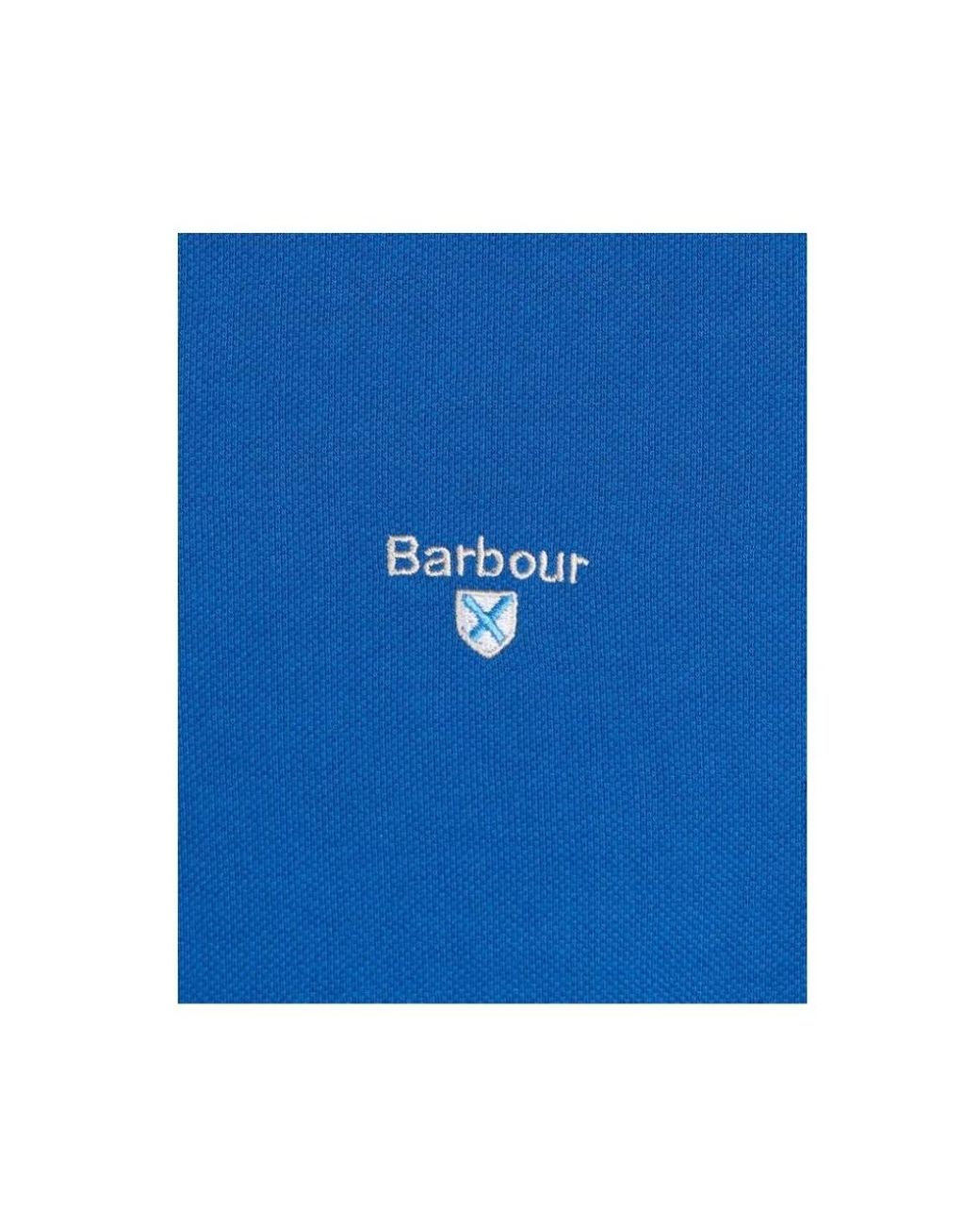 Polos Barbour pour homme en coloris Blue
