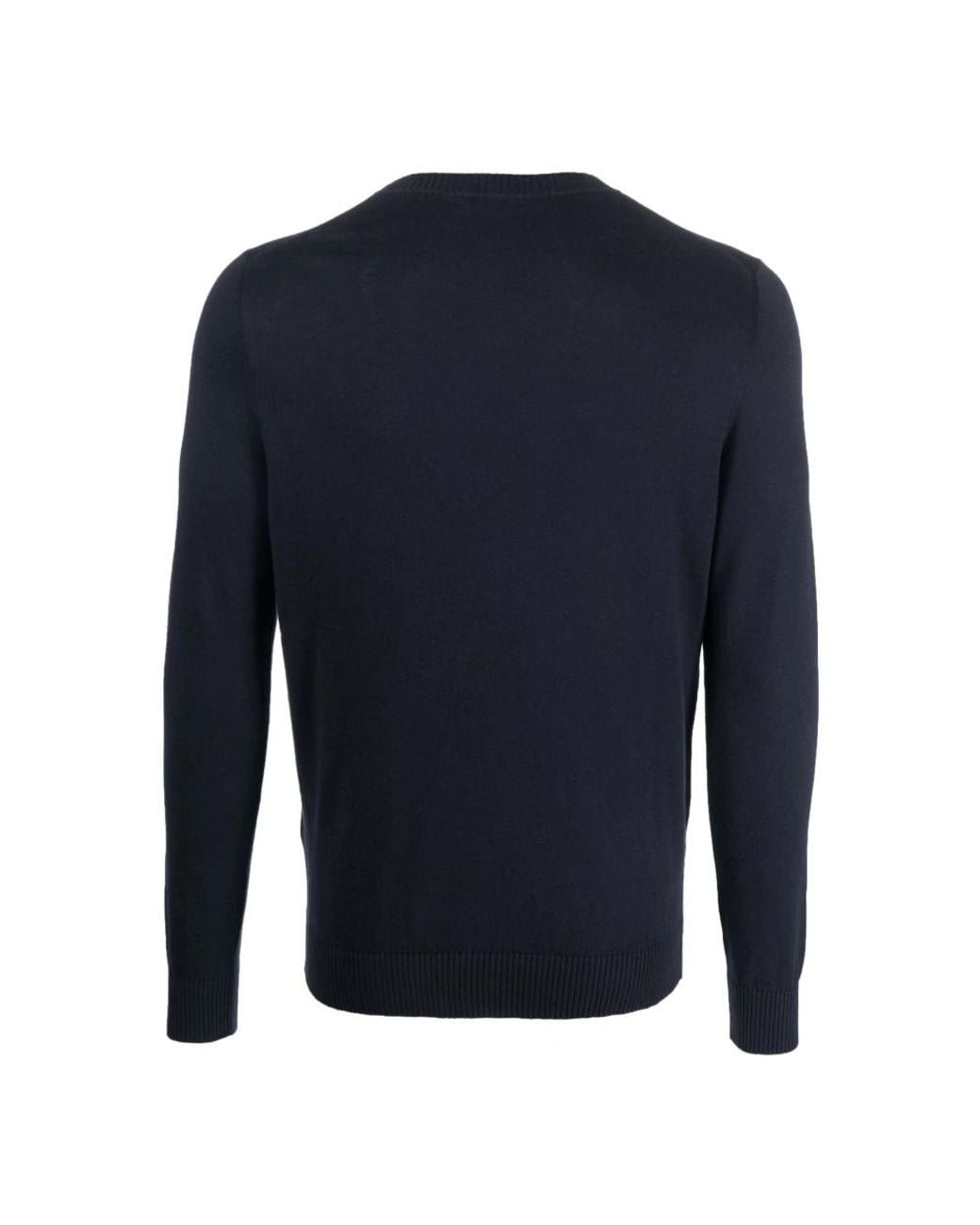 Malo Blue Round-Neck Knitwear for men