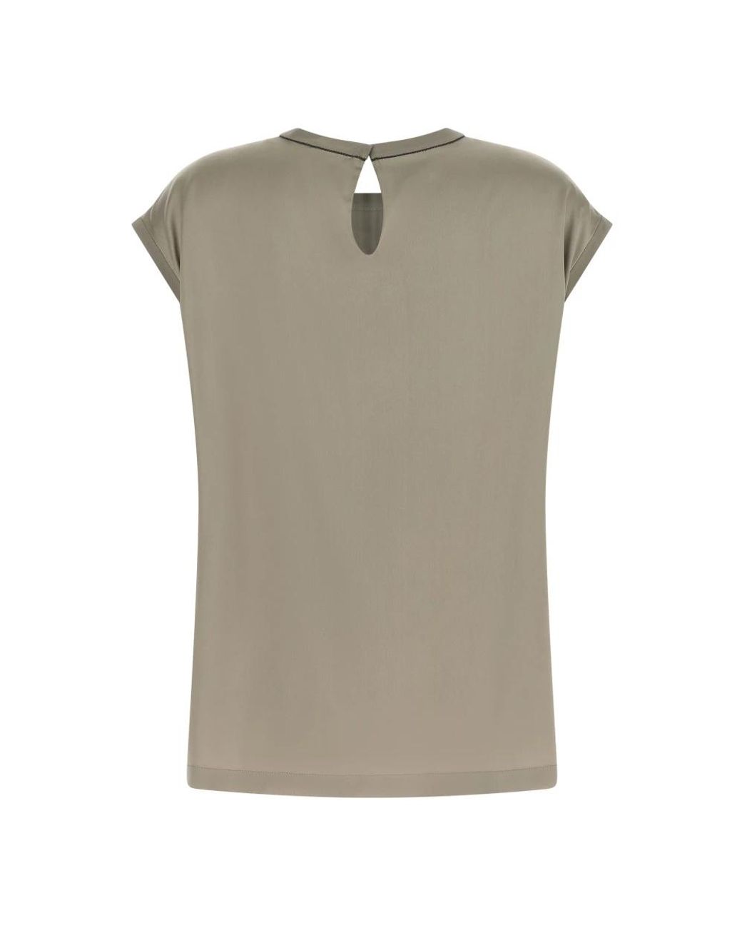 Brunello Cucinelli Gray Blouses