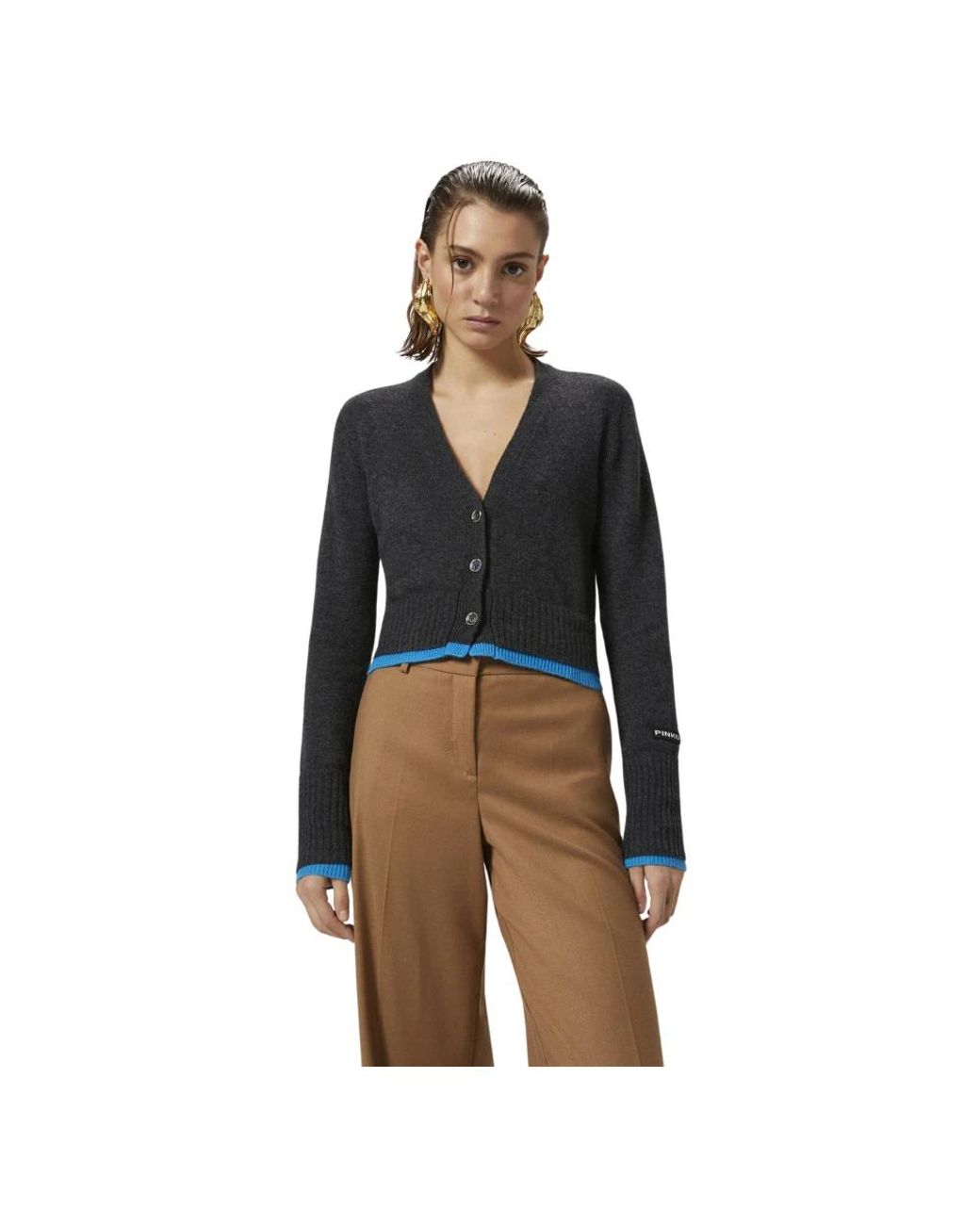 Pinko Black Cashmere Knitwear
