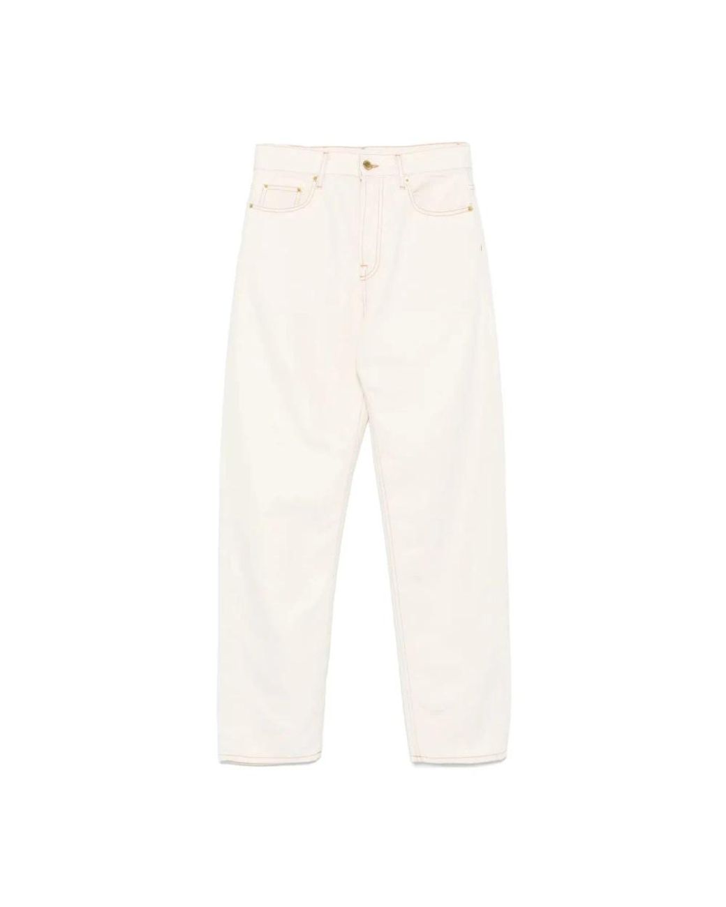 DARKPARK White Loose-Fit Jeans