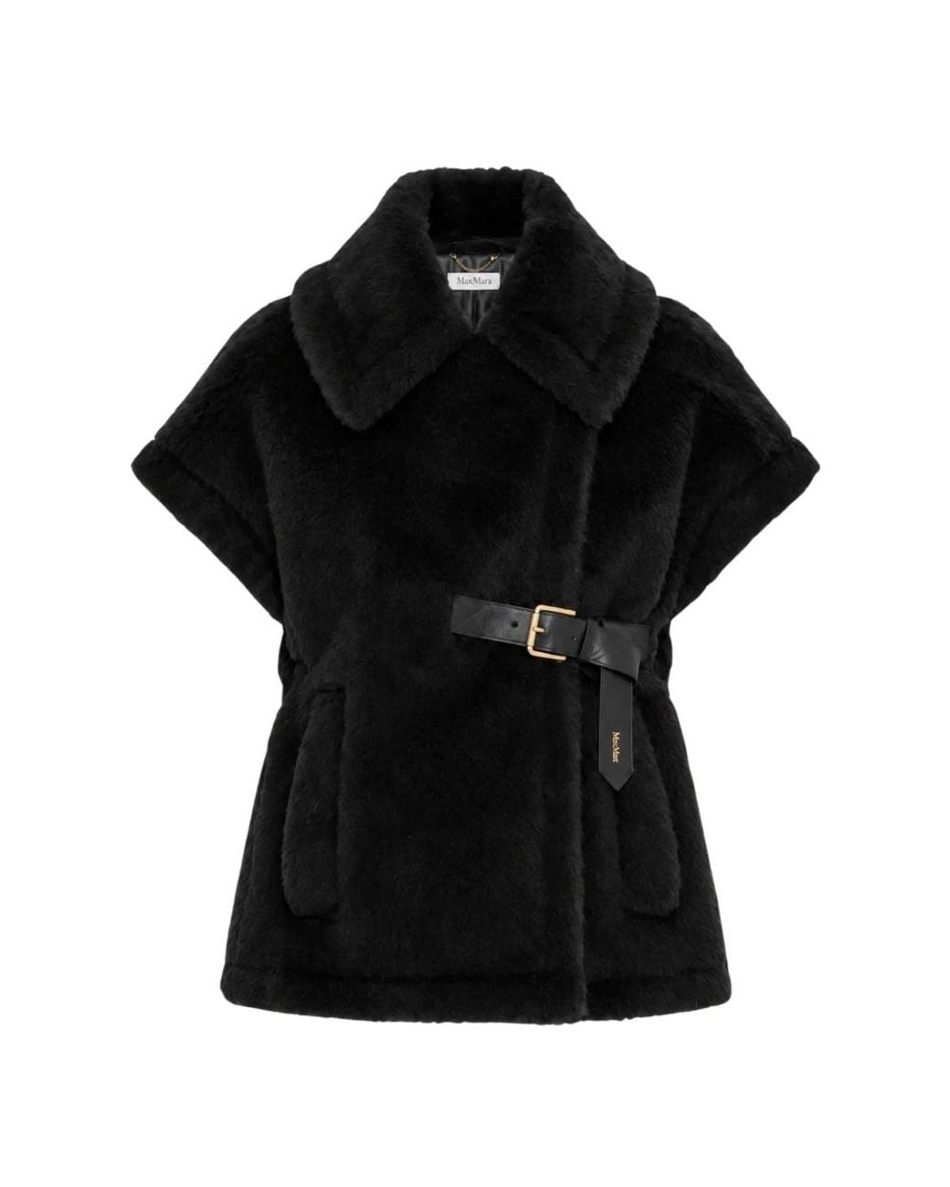 Max Mara Newabavo Cape in het Black