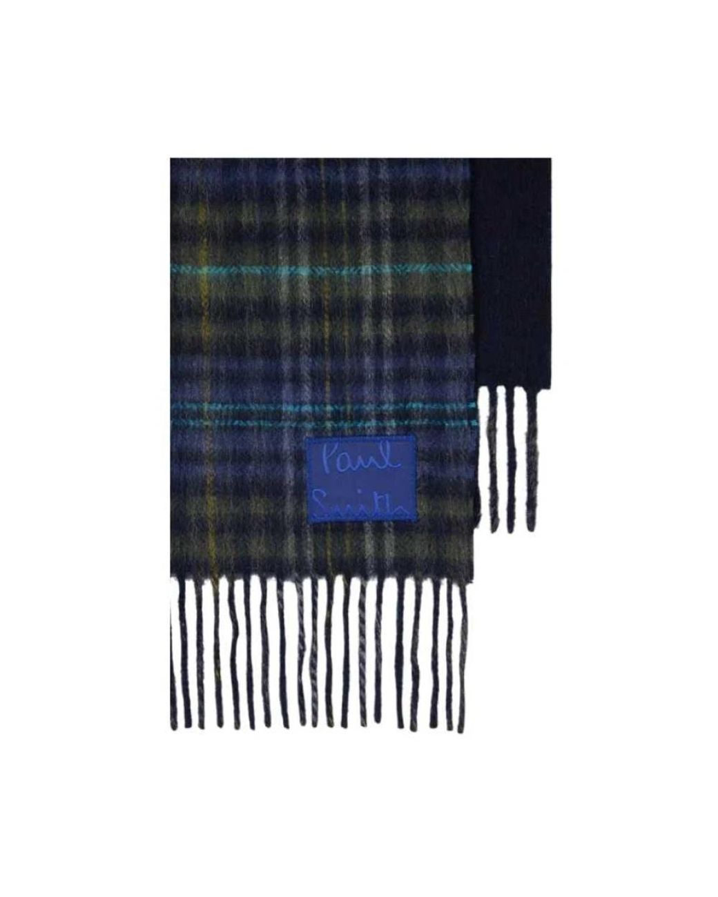 Paul Smith Blue Tartan-Schal