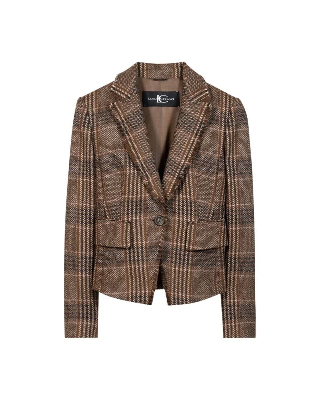 Luisa Cerano Brown Blazers