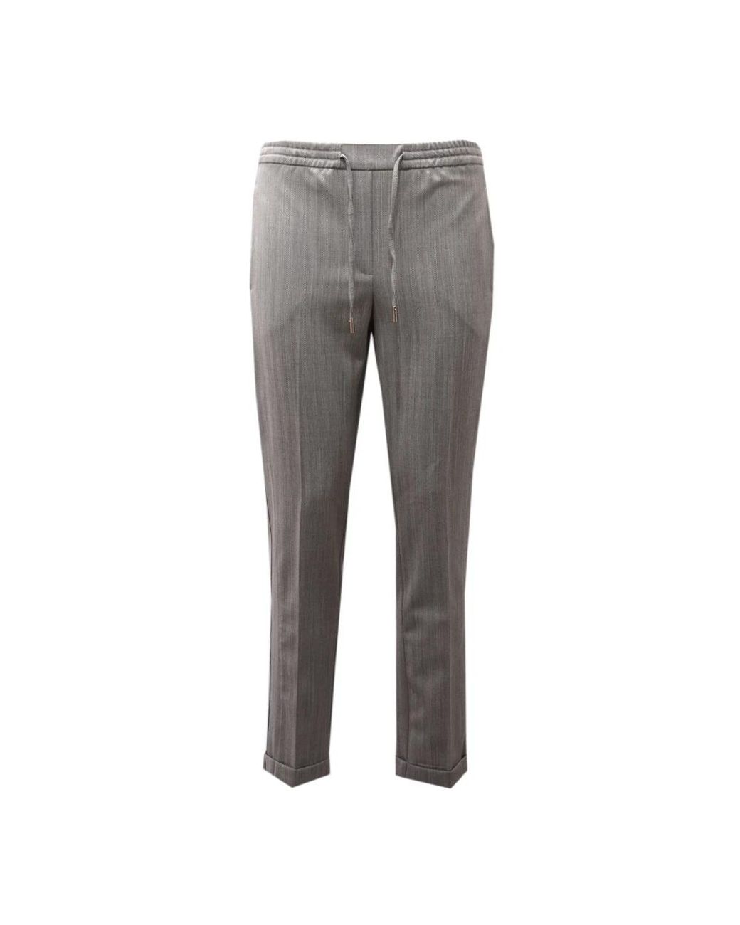 Woolrich Gray Slim-Fit Trousers